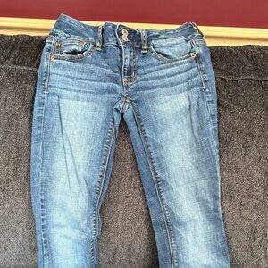 American Eagle Outfitters Classic Blue Boot Cut Jeans-style Artist